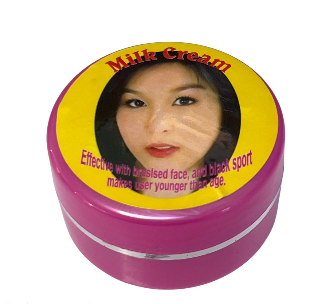 Milk cream hot pink jar BGC USA