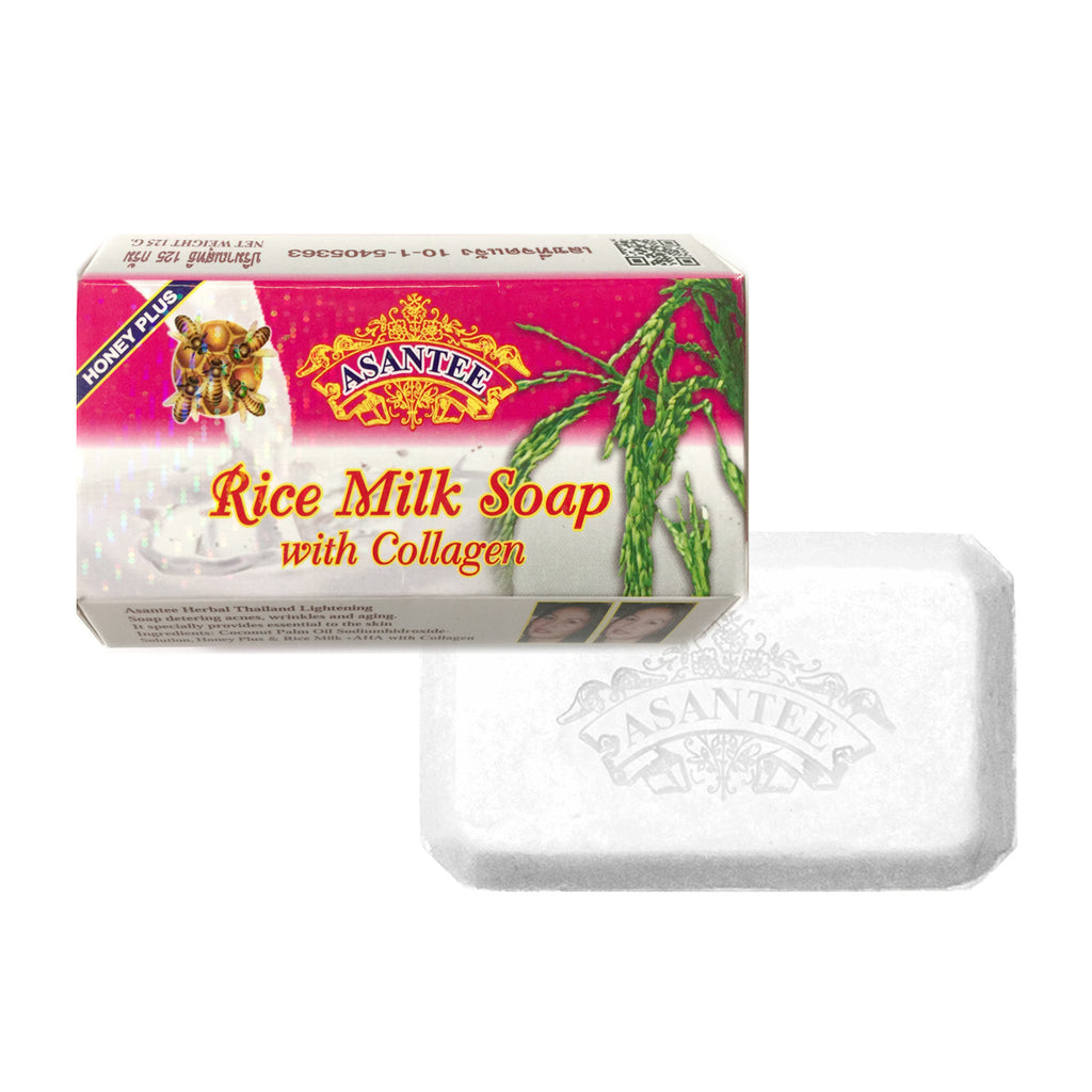 Asantee Rice Milk Soap with Collagen - BGC USA Asantee